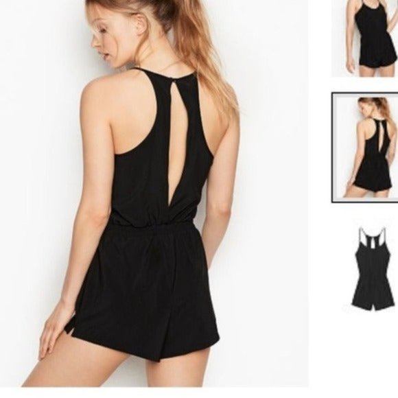 Victoria's Secret Keyhole Romper Super Lounge Nighty Sleep Wear Small